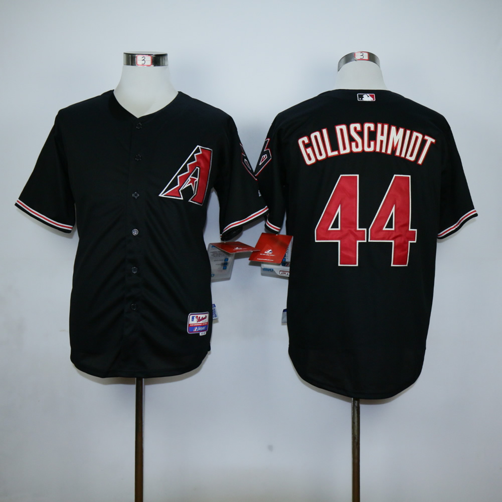 Men Arizona Diamondback #44 Goldschmidt Black MLB Jerseys1